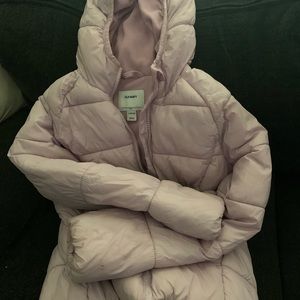 Old navy lavender puff jacket